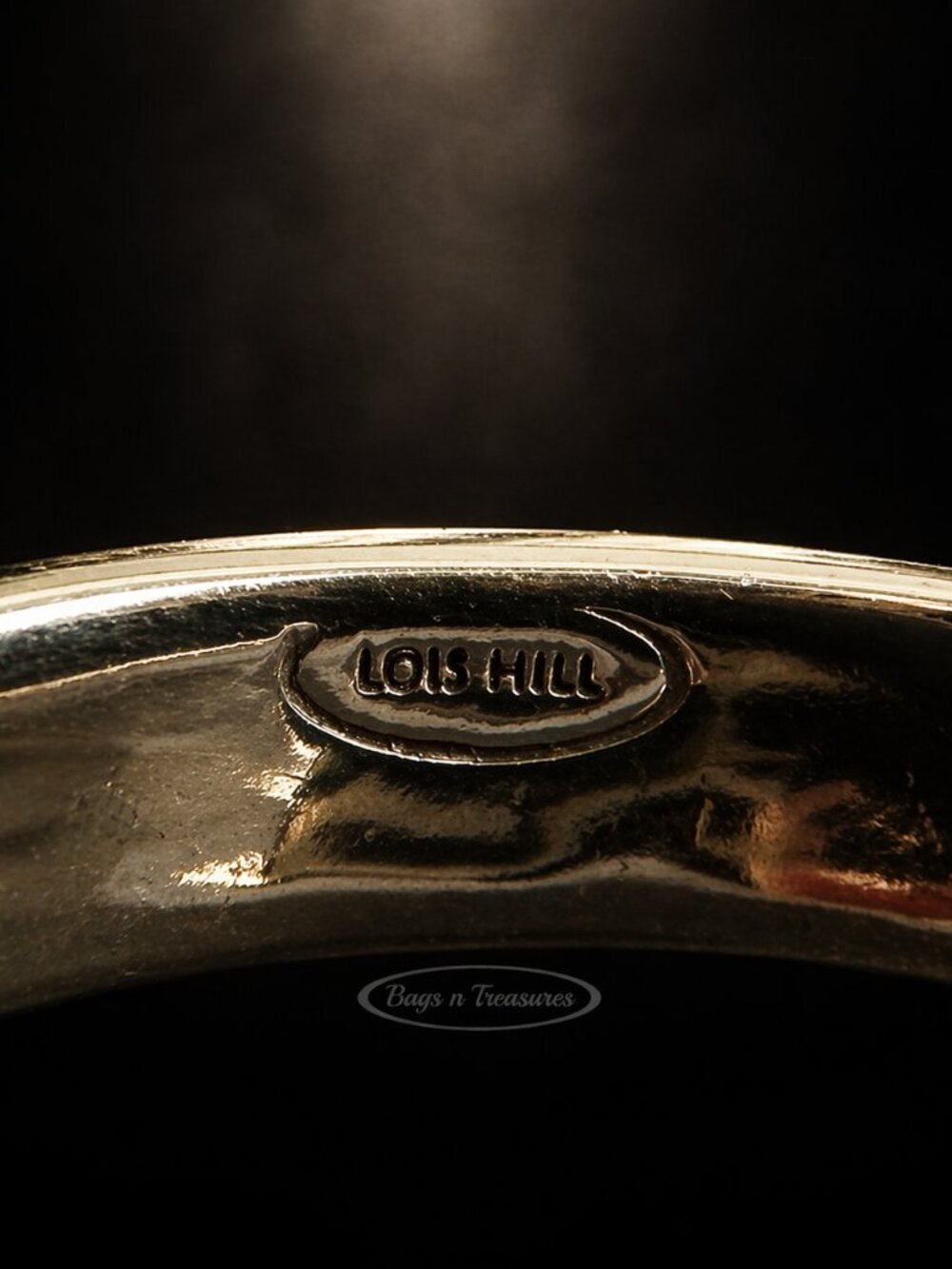 Lois Hill Sterling Silver Wide Cuff 1.5” Scroll Filigree Bracelet - Like New - Picture 4 of 4